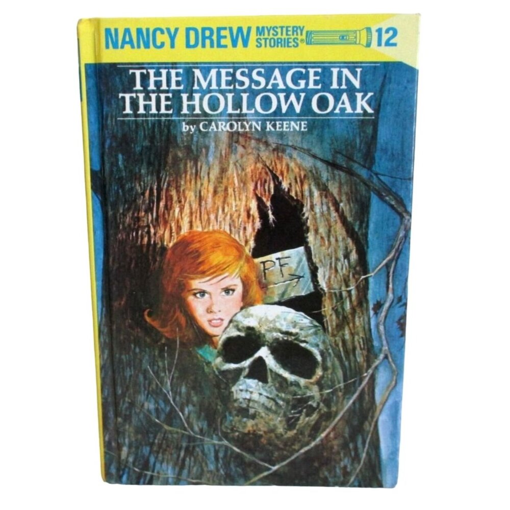 Nancy Drew Mystery Stories - #12 The Message In The Hollow Oak - Vintage Book